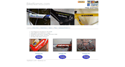 Desktop Screenshot of bikenames.com